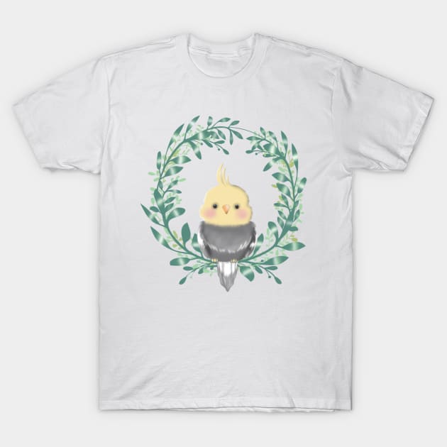 Cockatiel design T-Shirt by Manxcraft